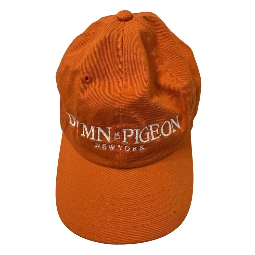Damn Pigeon New York Hat in Orange